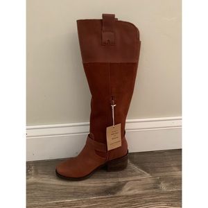 Lucky Brand Kailan Riding boot in ‘Rye’
